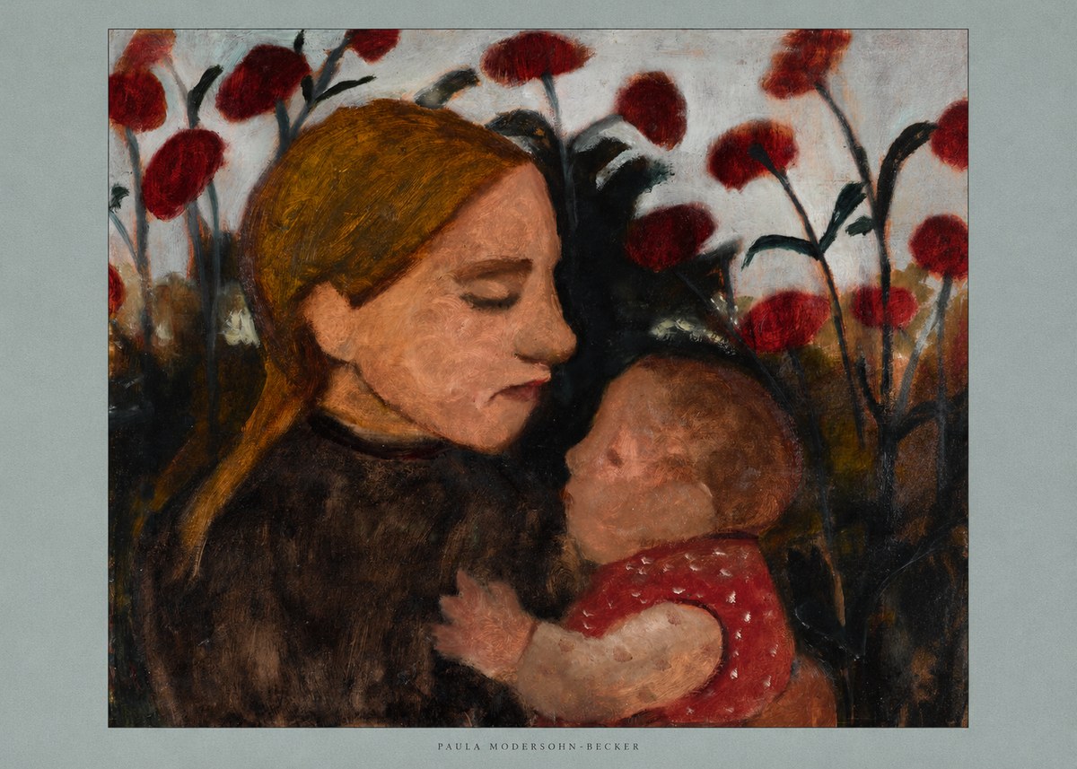 Paula Modersohn-Becker Mother and Child No6 - Poszter