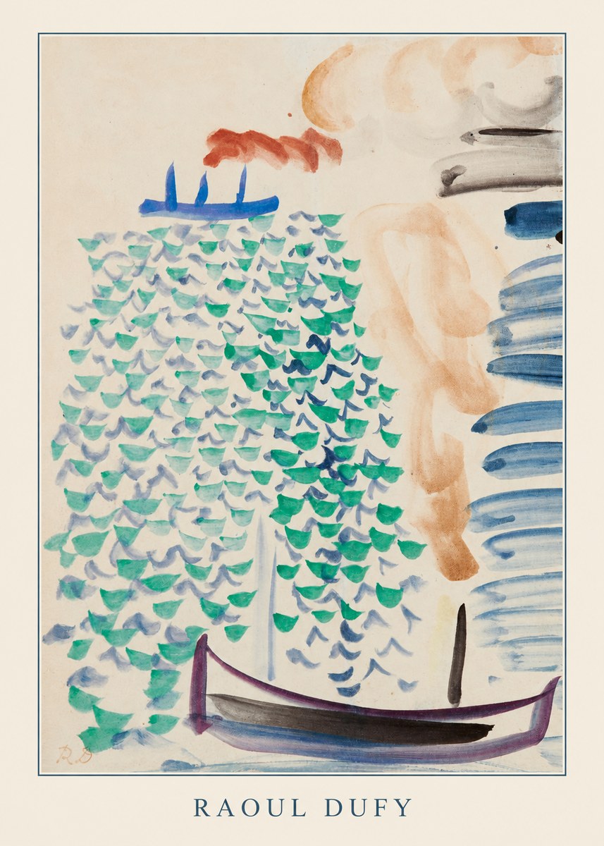 Raoul Dufy Boats on the Water No3 - Poszter