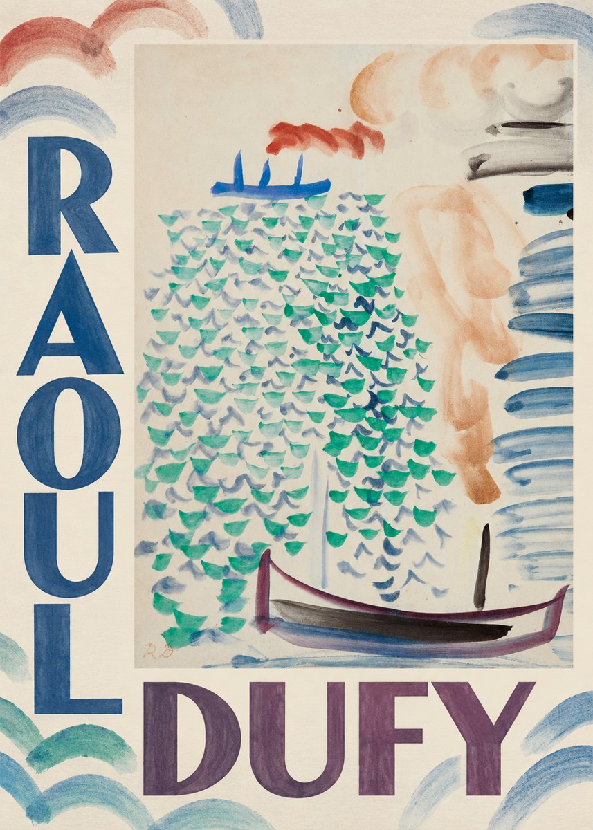Raoul Dufy Boats on the Water No5 - Poszter