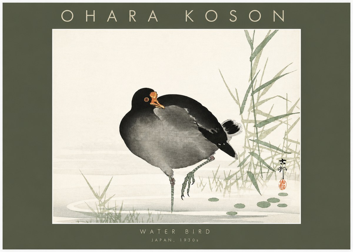 Ohara Koson Water Bird No2 - Poszter