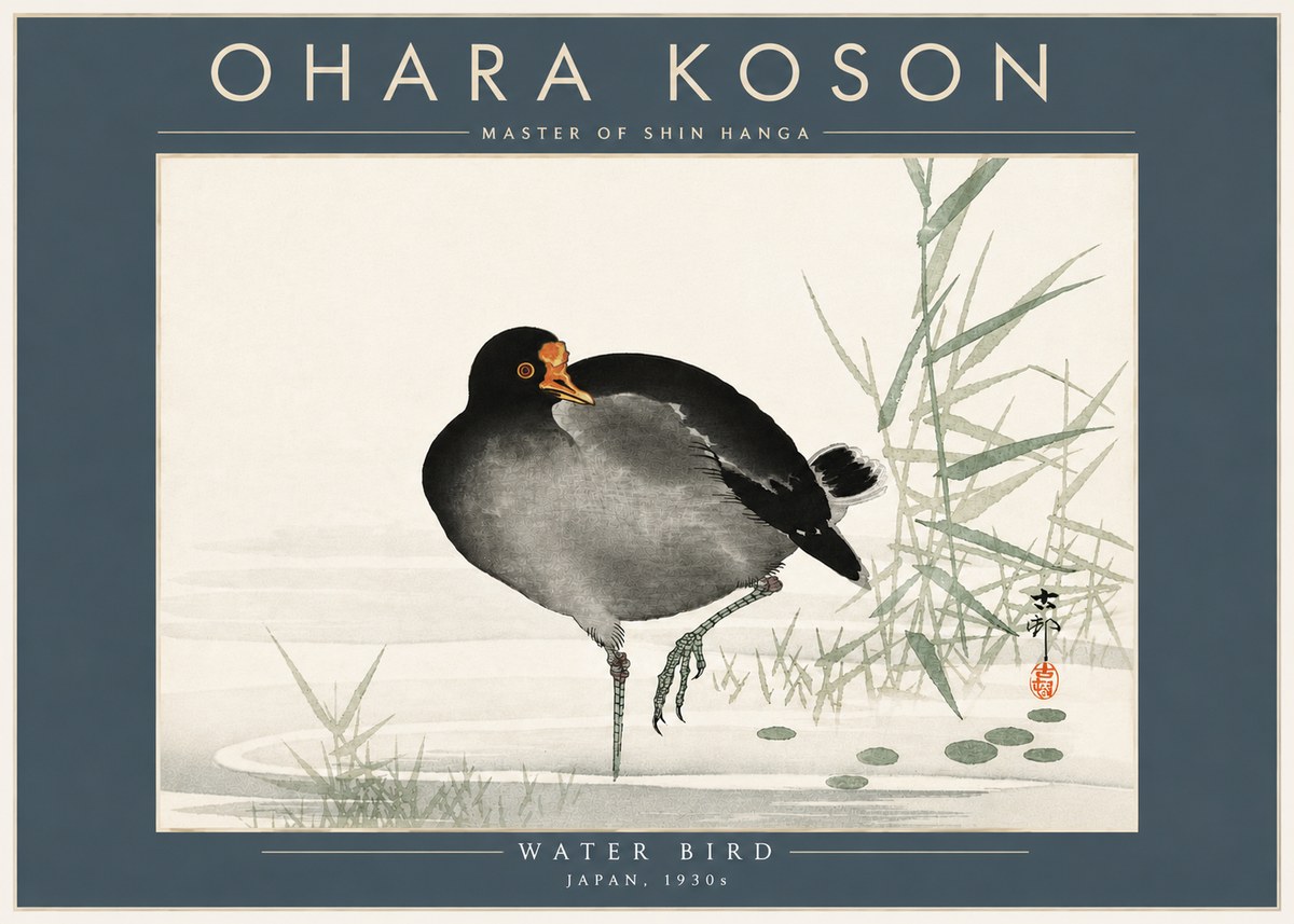 Ohara Koson Water Bird No5 - Poszter