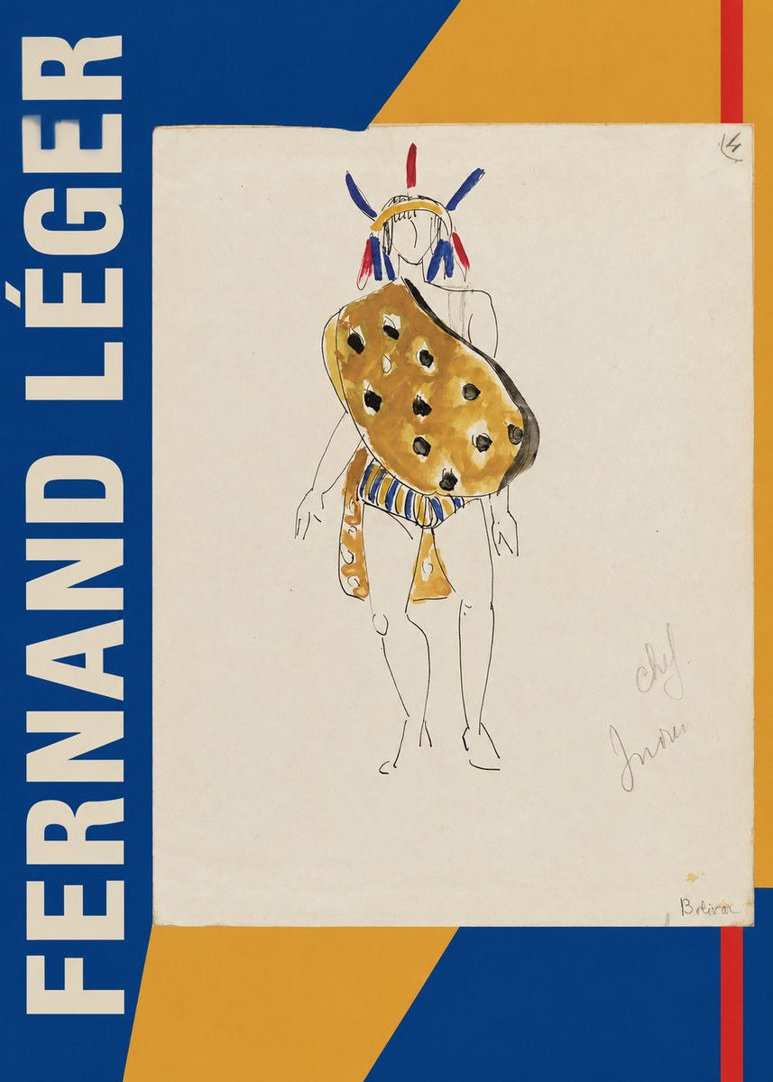 Fernand Léger Chef Indien No4 - Poszter