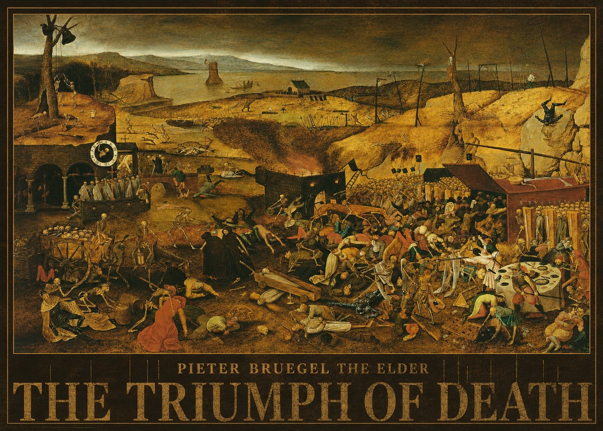 Pieter Bruegel The Triumph of Death I No5 - Poszter