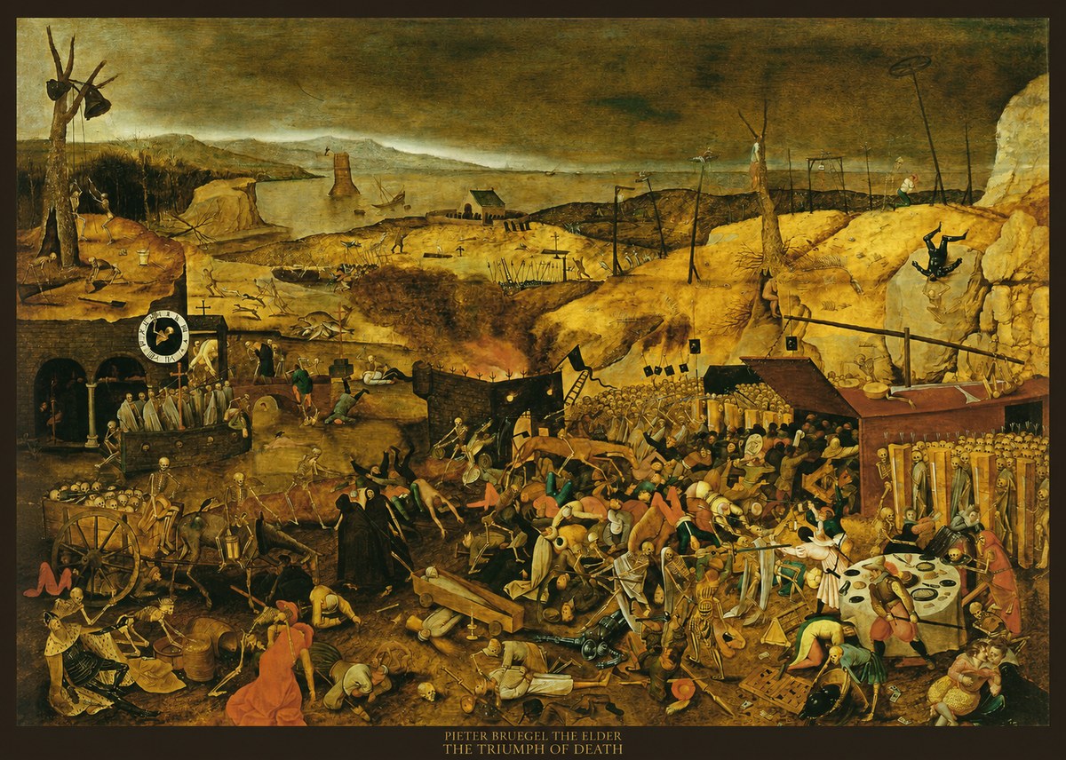 Pieter Bruegel The Triumph of Death I No6 - Poszter