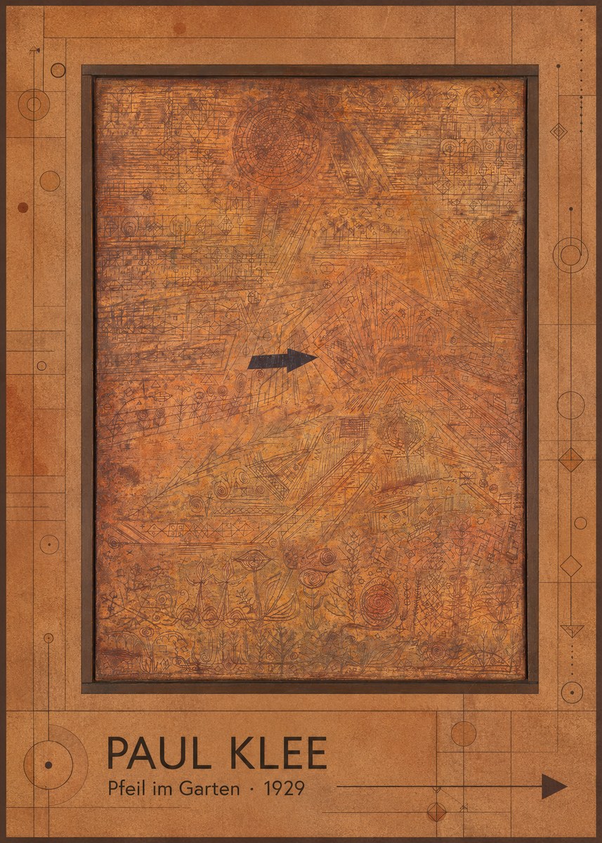 Paul Klee Pfeil Im Garten No1 - Poszter