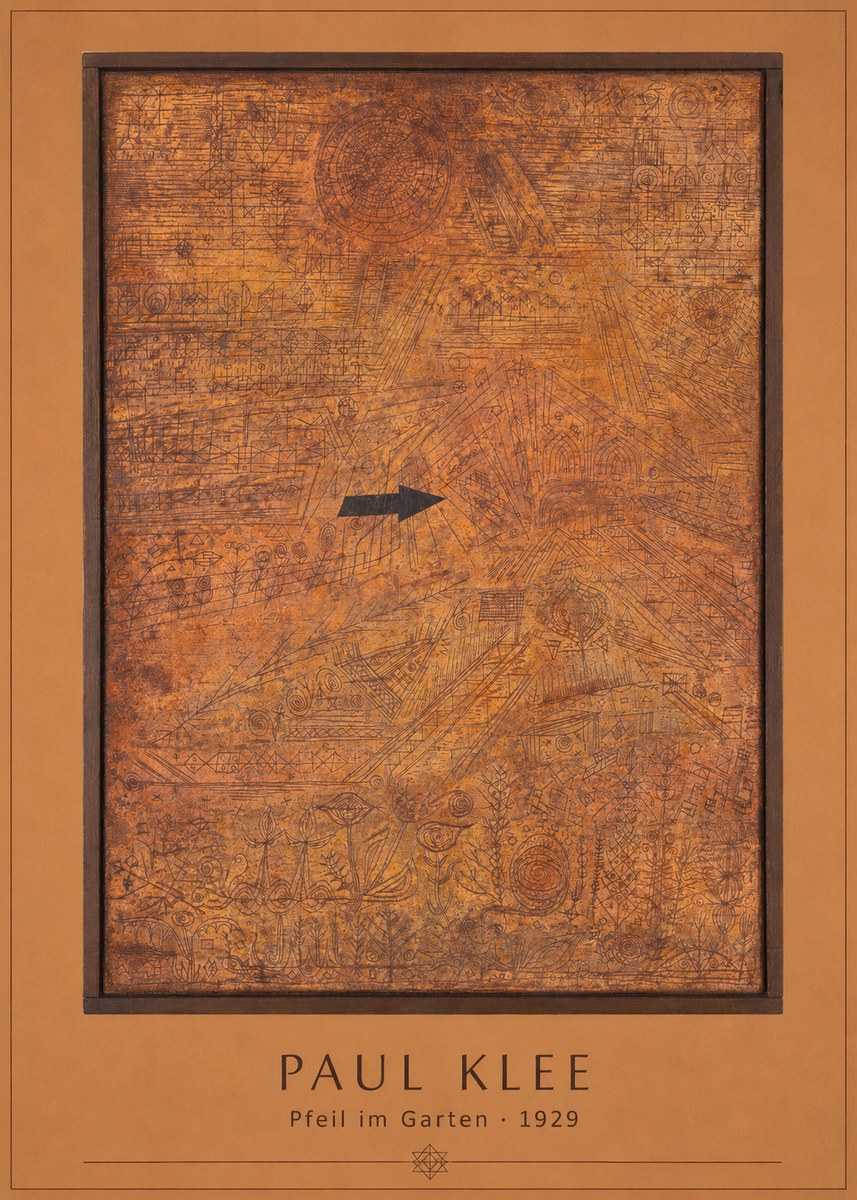 Paul Klee Pfeil Im Garten No3 - Poszter