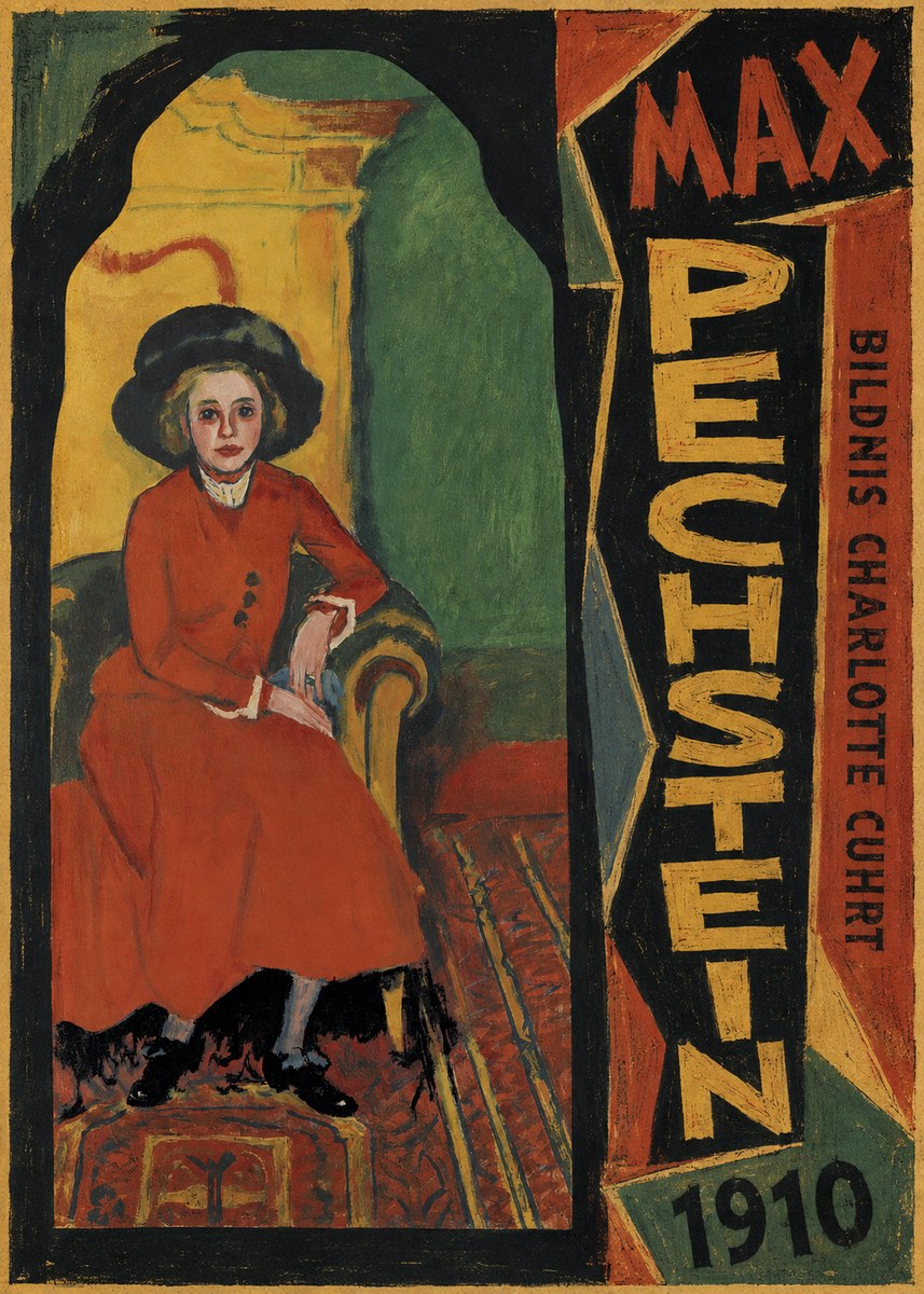 Max Pechstein Bildnis Charlotte Cuhrt No2 - Poszter