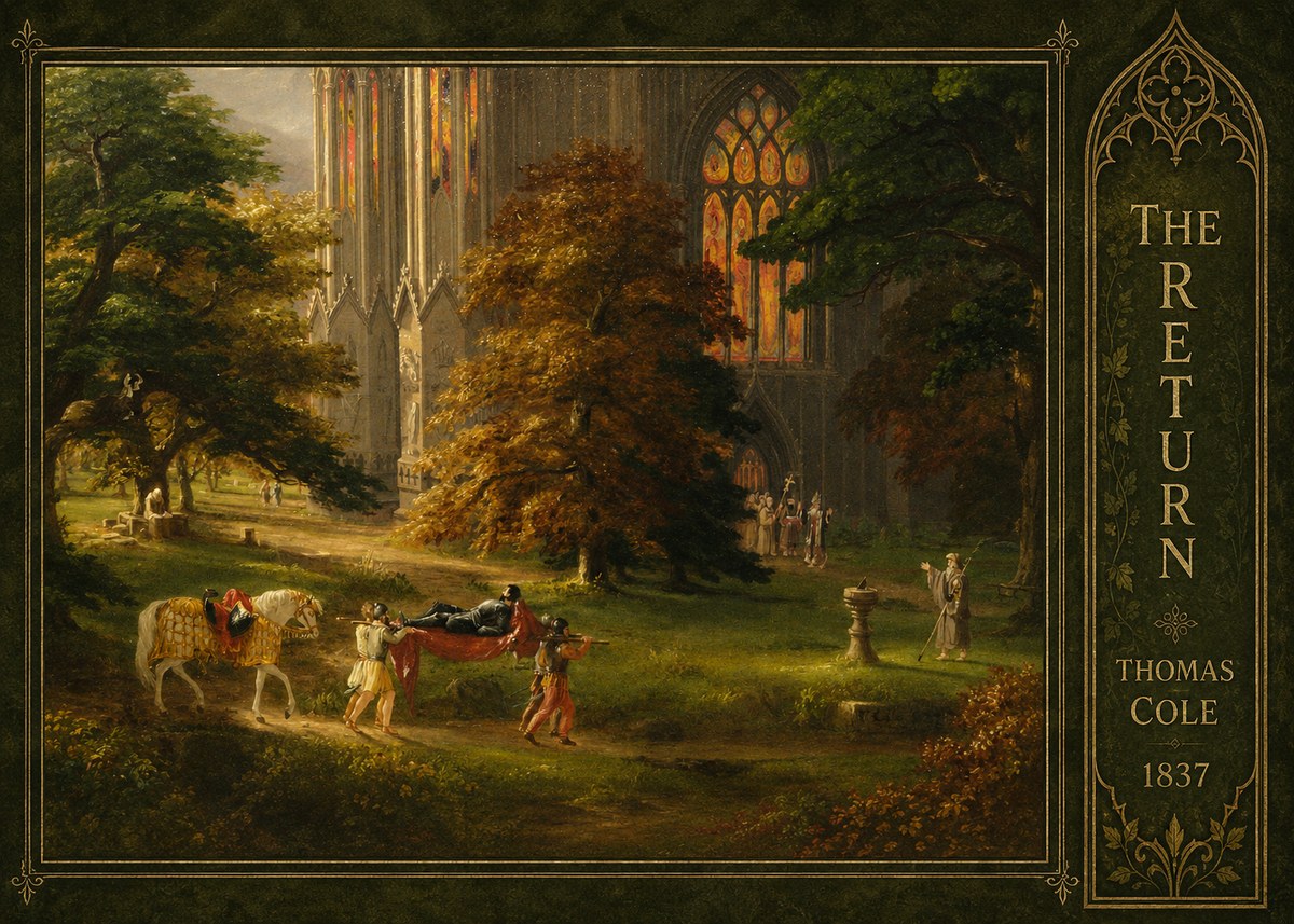 Thomas Cole The Return II No2 - Poszter