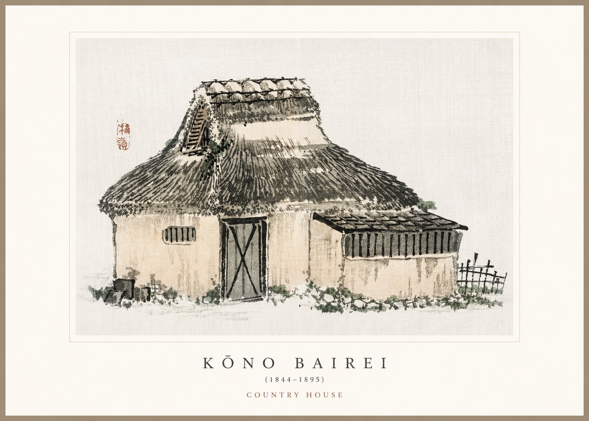 Kōno Bairei Country House No1 - Poszter