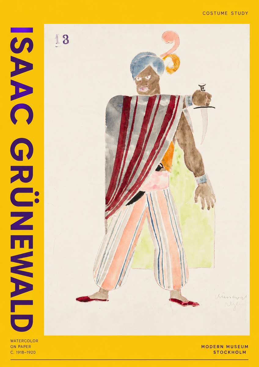 Isaac Grünewald Costume Study III No2 - Poszter