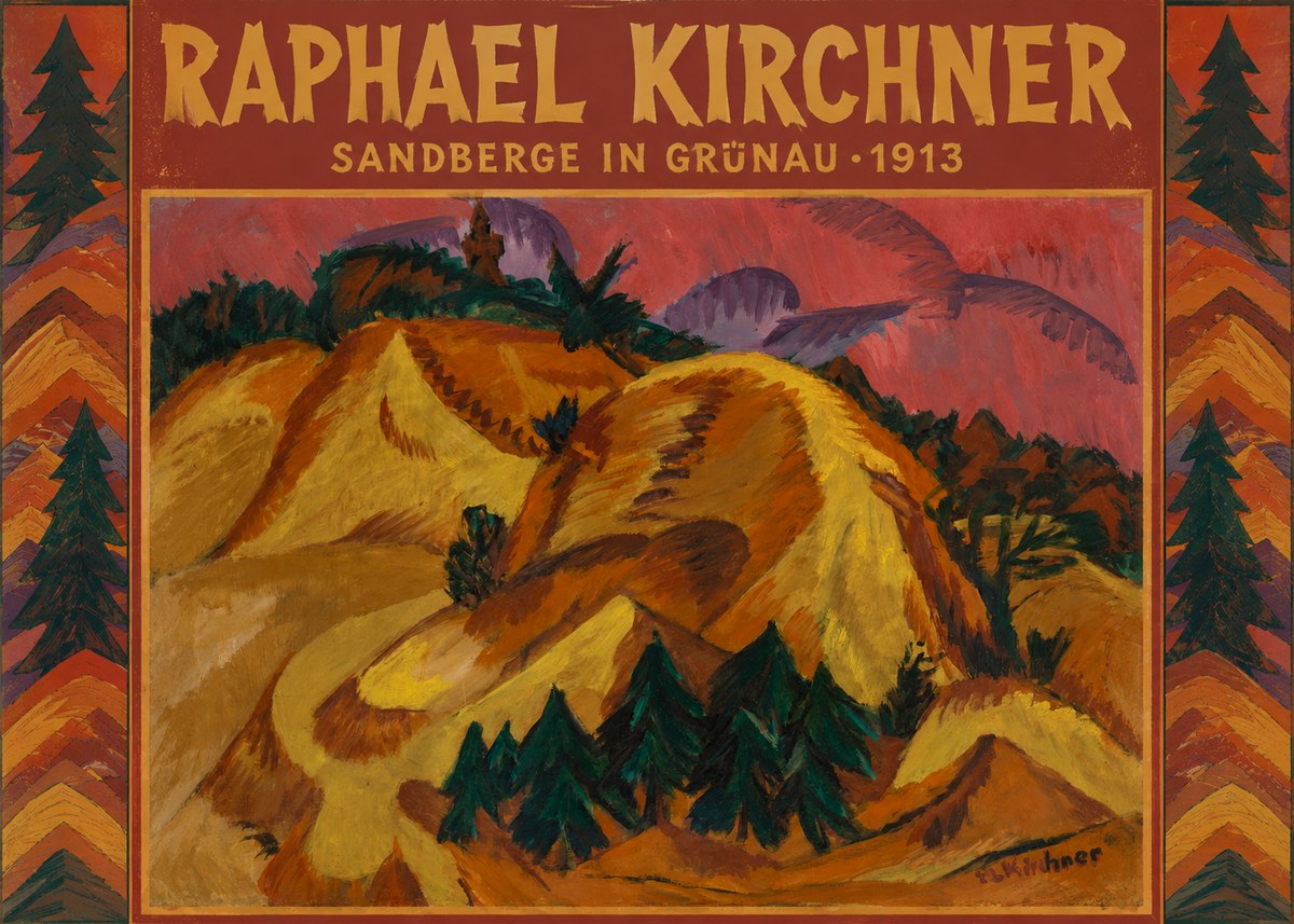 Raphael Kirchner Sandberge in Grünau No5 - Poszter