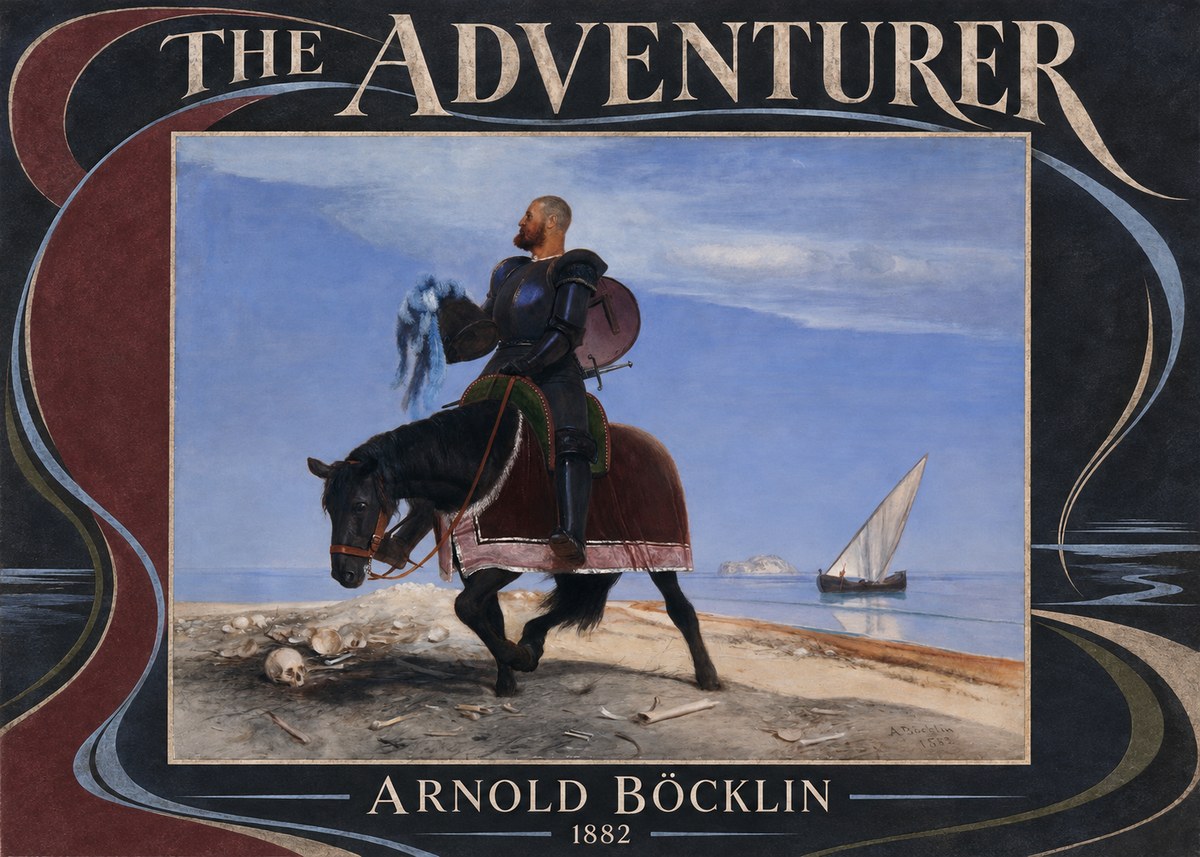 Arnold Böcklin The Adventurer No6 - Poszter