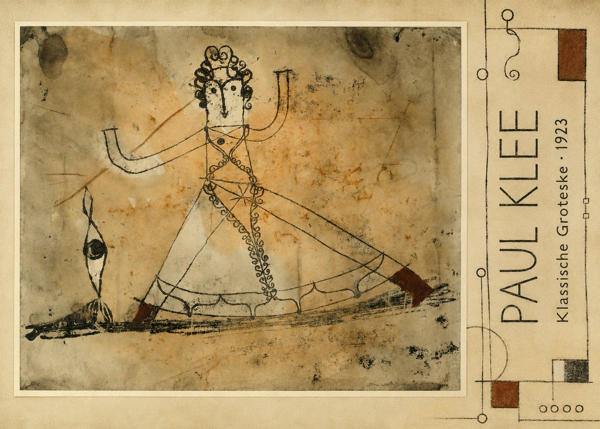 Paul Klee Klassische Groteske No2 - Poszter