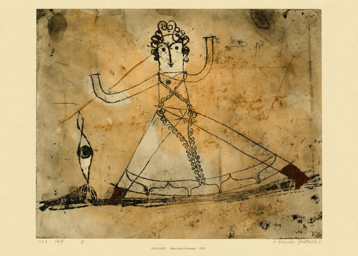 Paul Klee Klassische Groteske No5 - Poszter