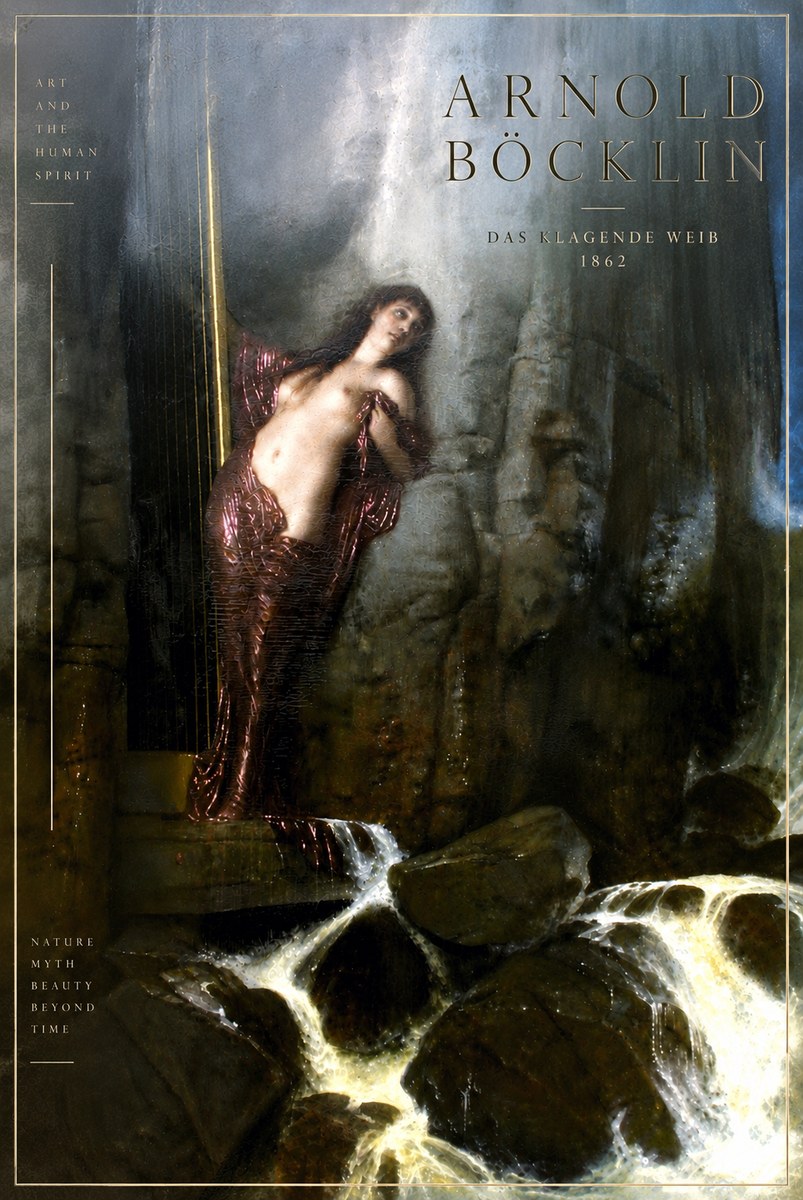 Arnold Böcklin Das Klagende Weib No6 - Poszter