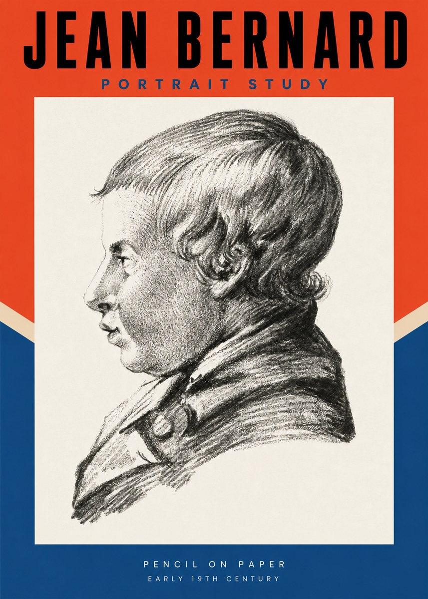 Jean Bernard Portrait Study I No2 - Poszter