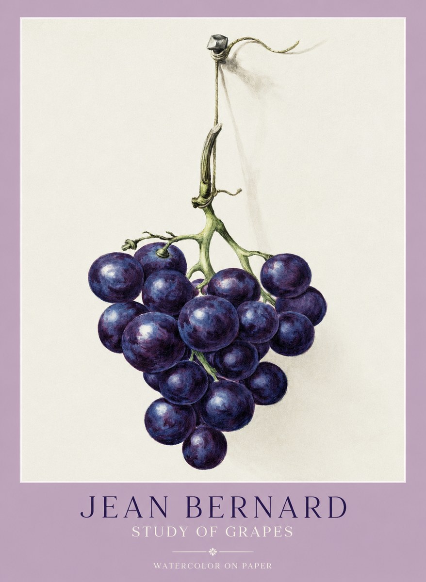 Jean Bernard Grapes No2 - Poszter