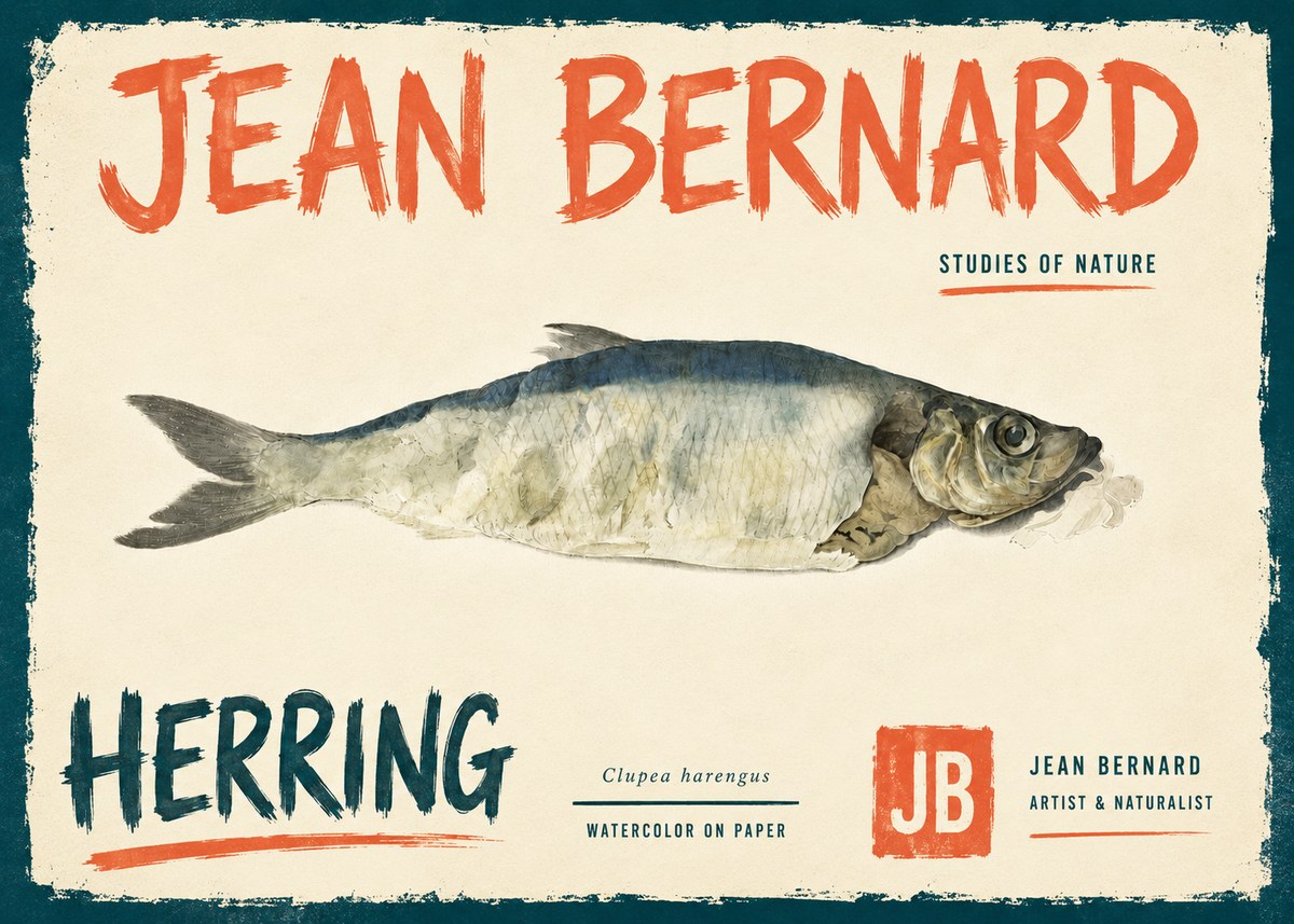 Jean Bernard Herring No6 - Poszter