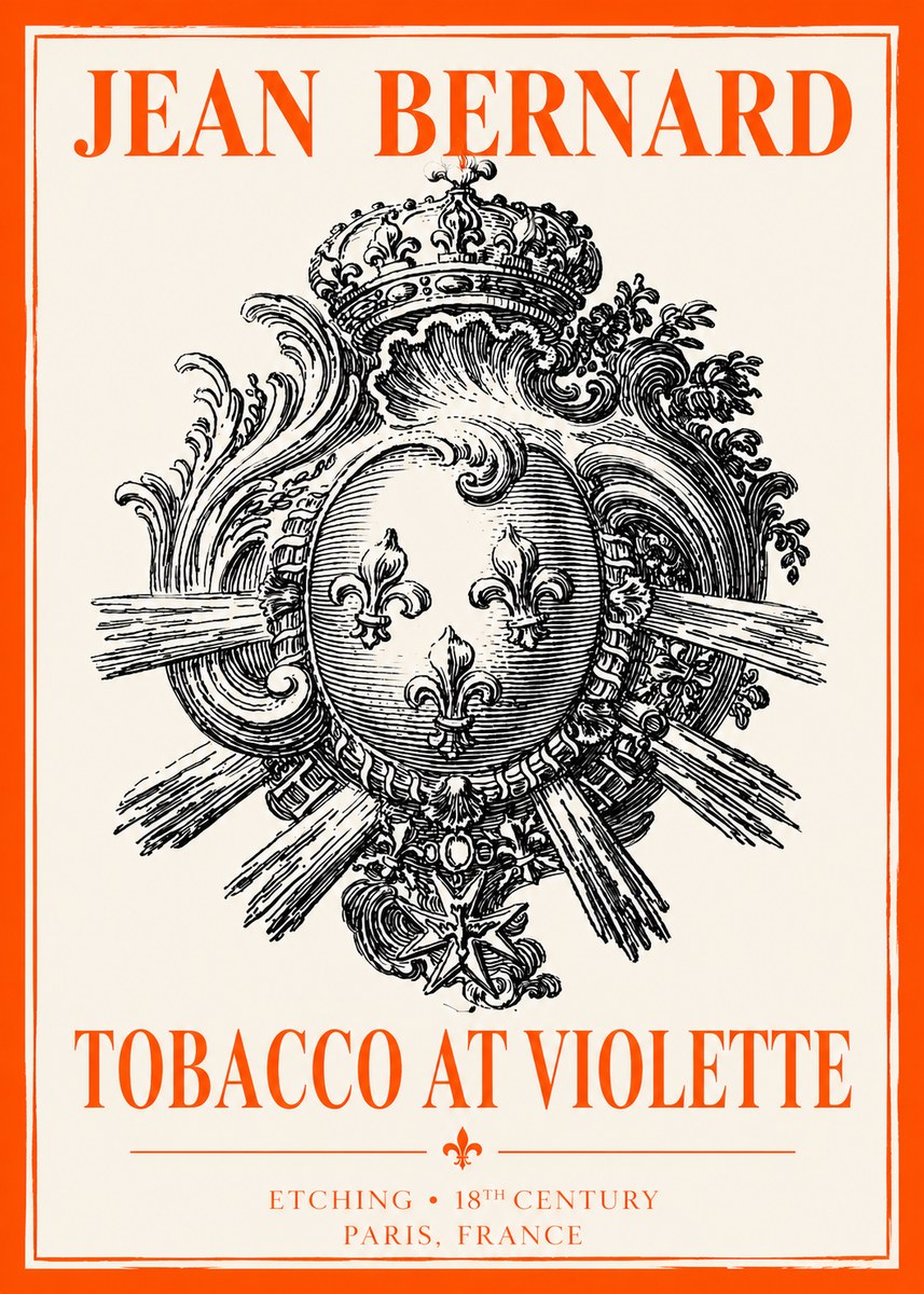 Jean Bernard Tobacco at Violette No2 - Poszter