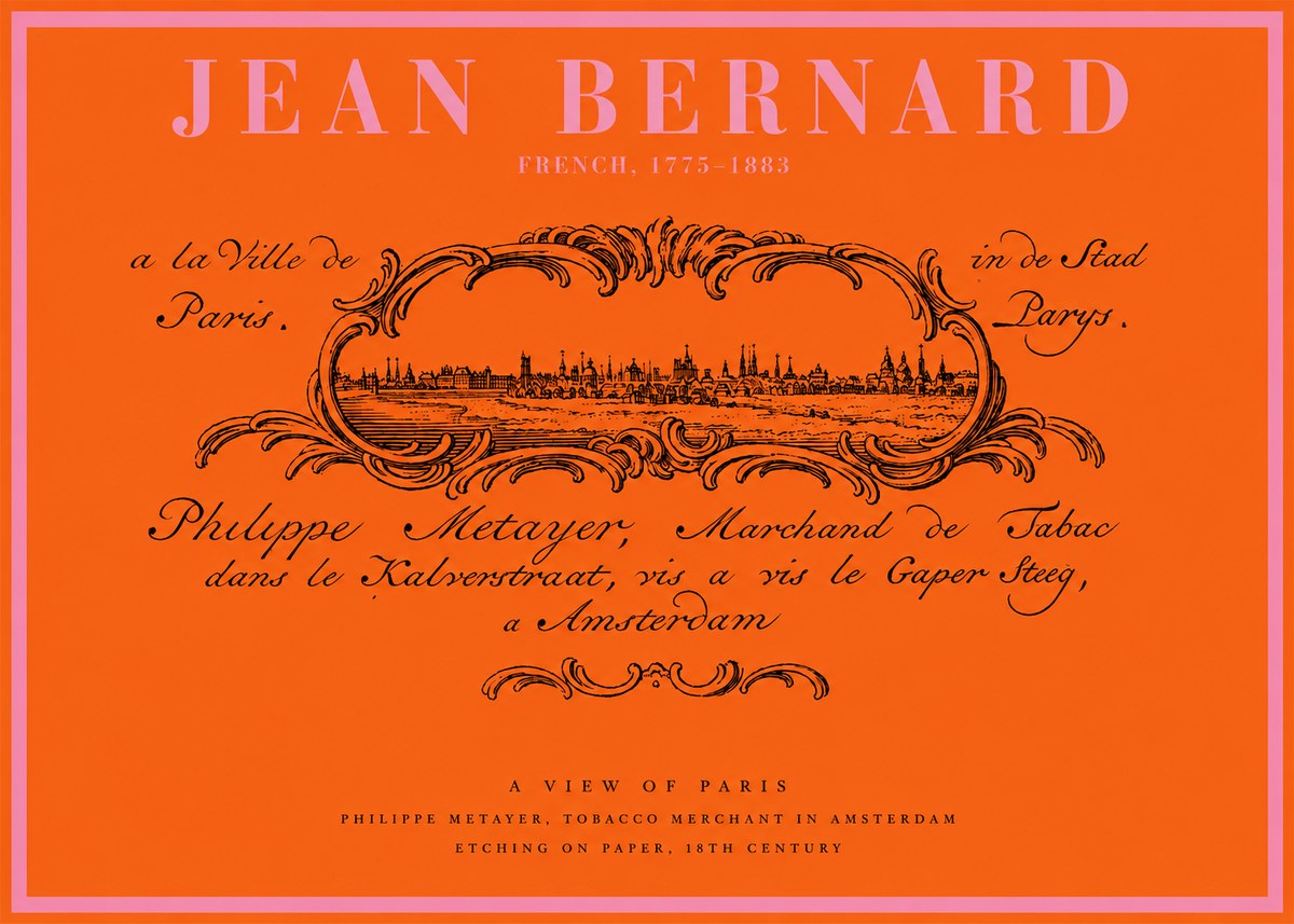 Jean Bernard A View of Paris No2 - Poszter