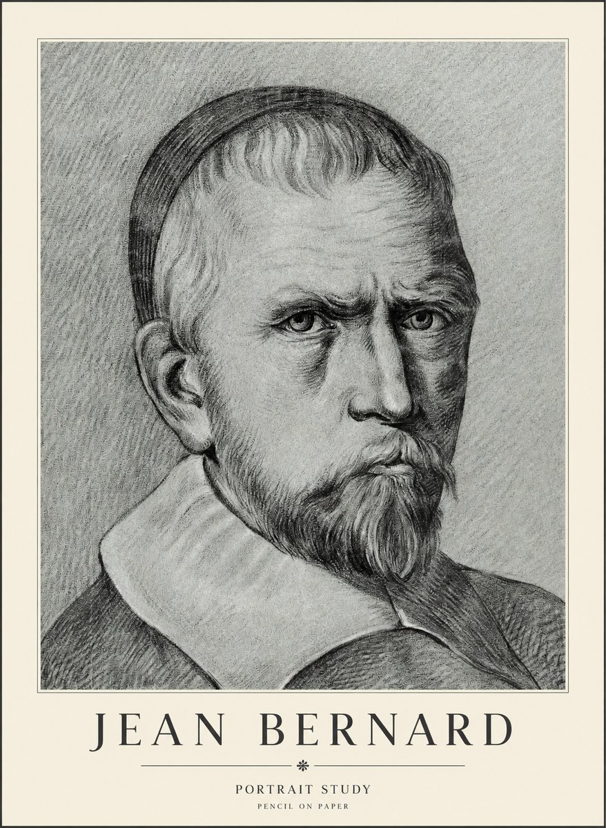 Jean Bernard Portrait Study IV No3 - Poszter