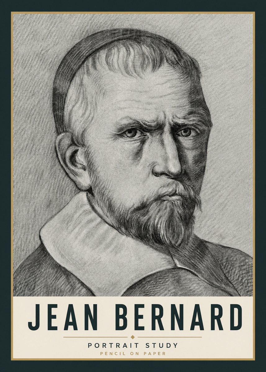 Jean Bernard Portrait Study IV No5 - Poszter