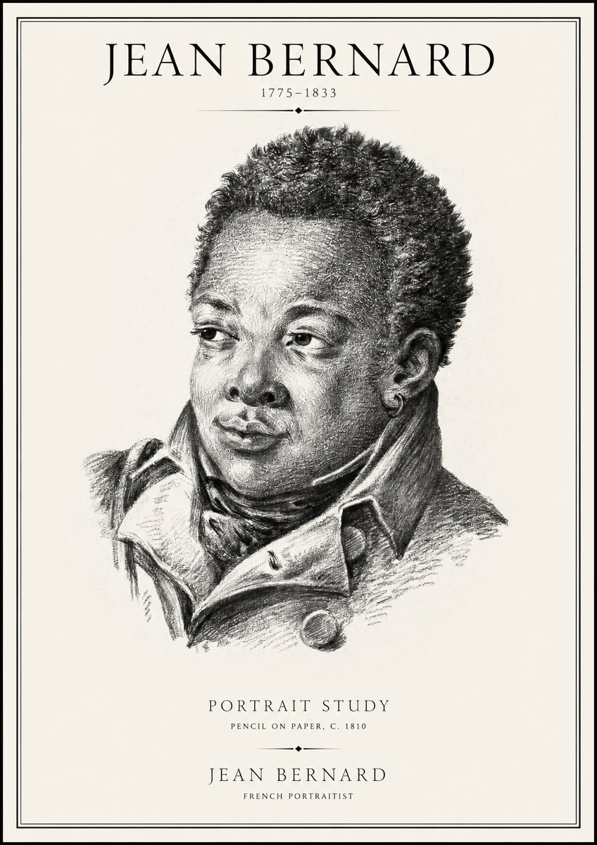 Jean Bernard Portrait Study V No1 - Poszter