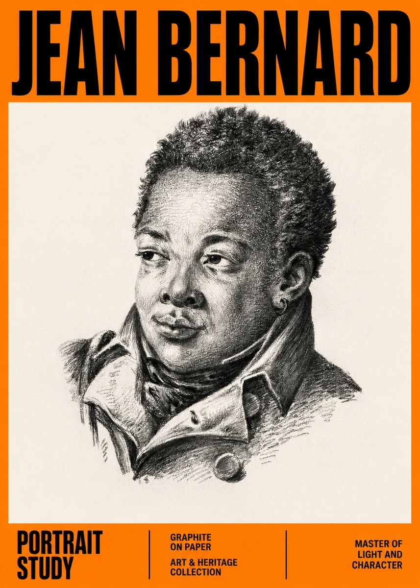 Jean Bernard Portrait Study V No3 - Poszter