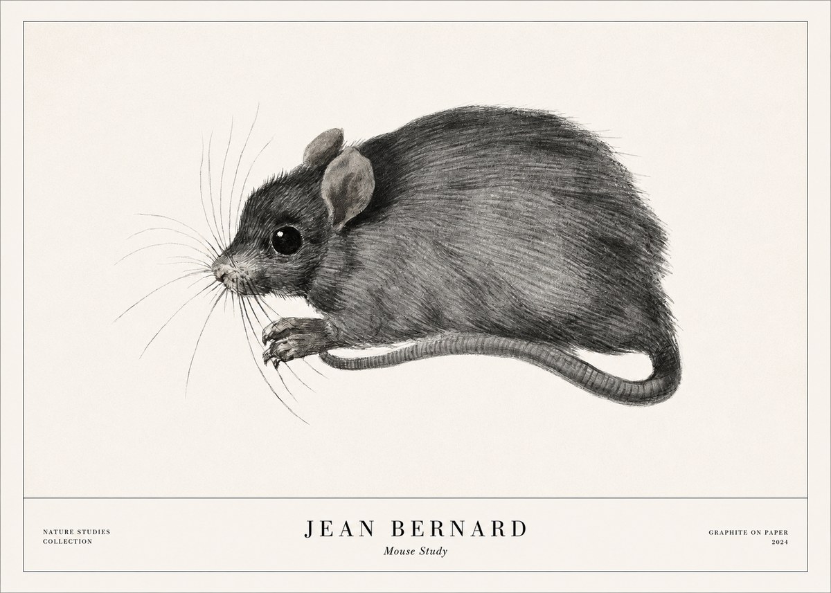 Jean Bernard Mouse Study No1 - Poszter