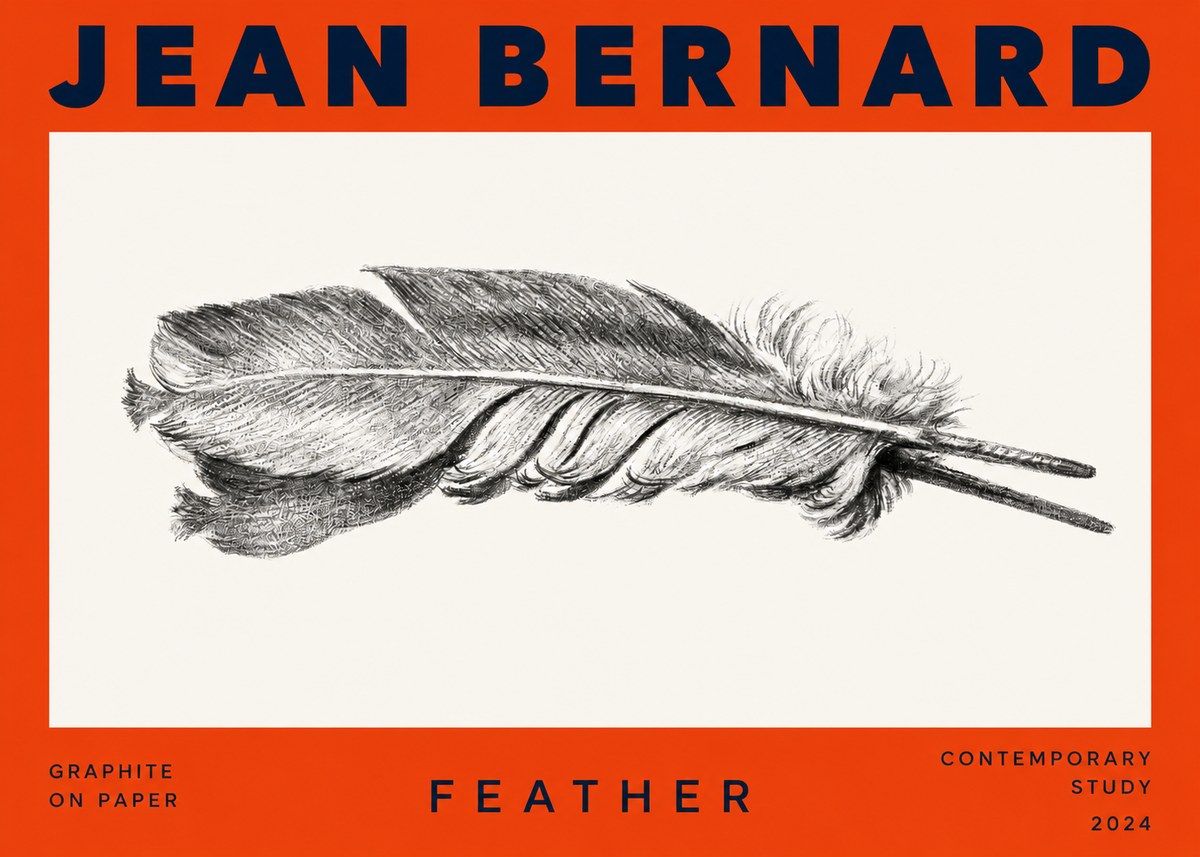 Jean Bernard Feather No2 - Poszter