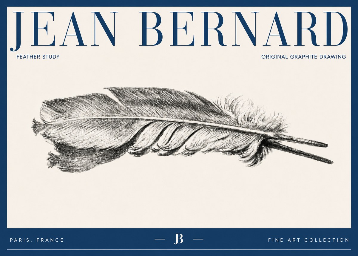 Jean Bernard Feather No6 - Poszter