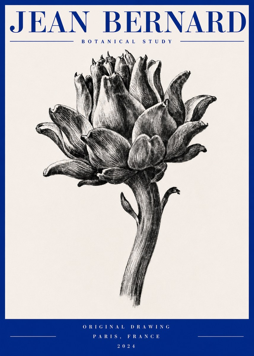 Jean Bernard Botanical Study No2 - Poszter