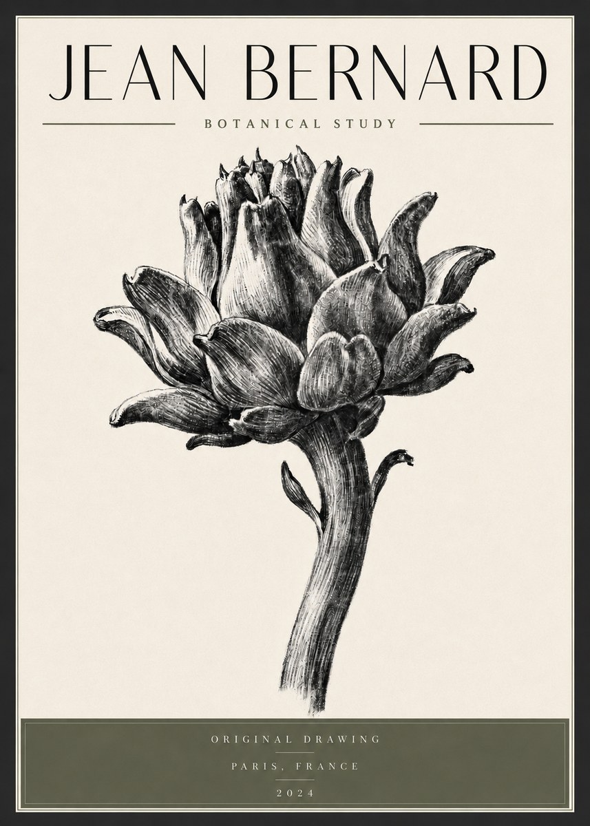 Jean Bernard Botanical Study No3 - Poszter