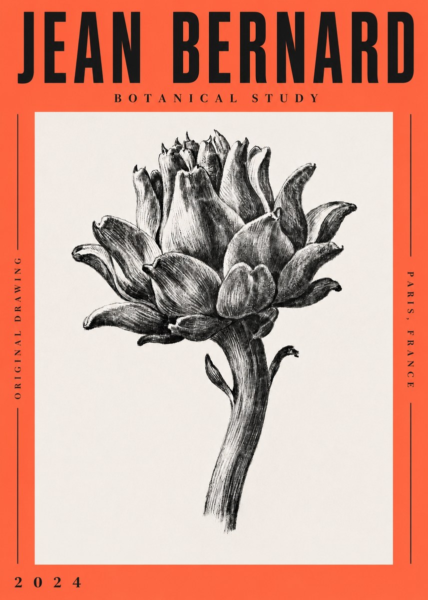 Jean Bernard Botanical Study No4 - Poszter
