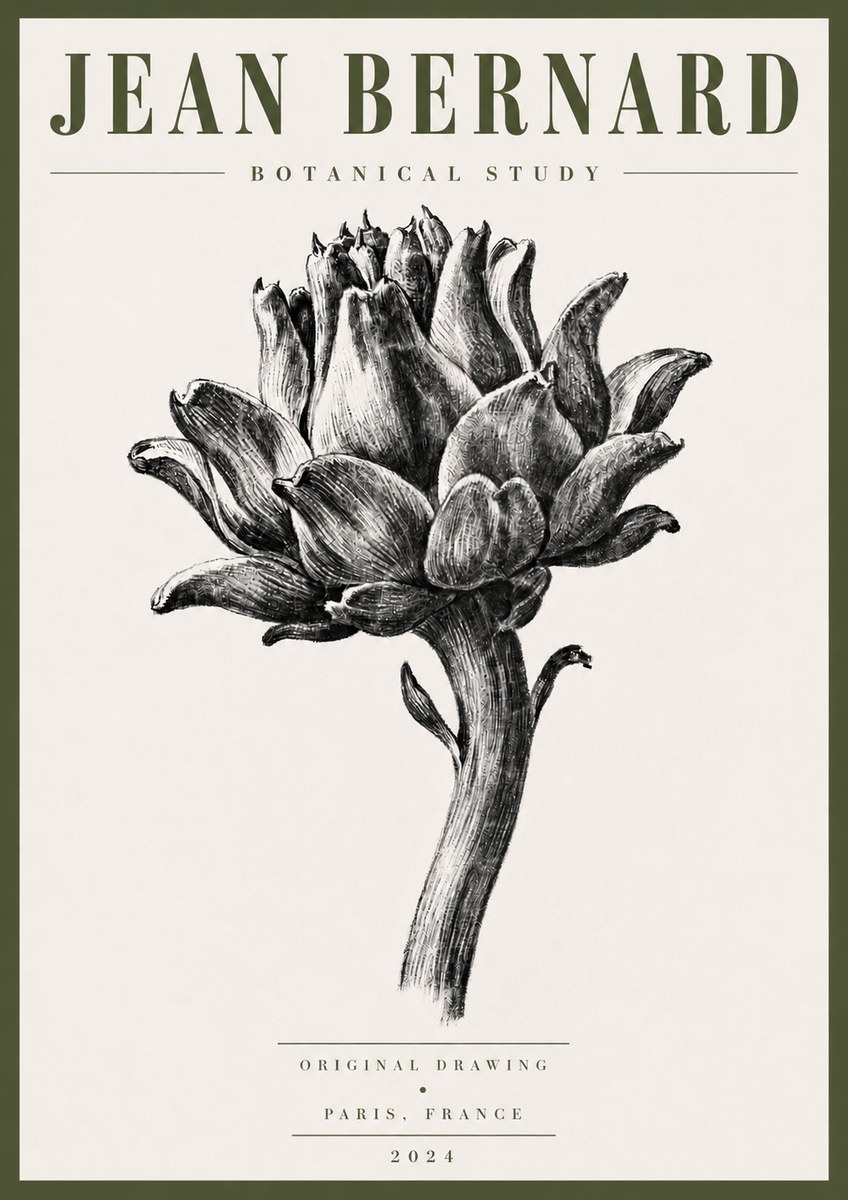 Jean Bernard Botanical Study No5 - Poszter
