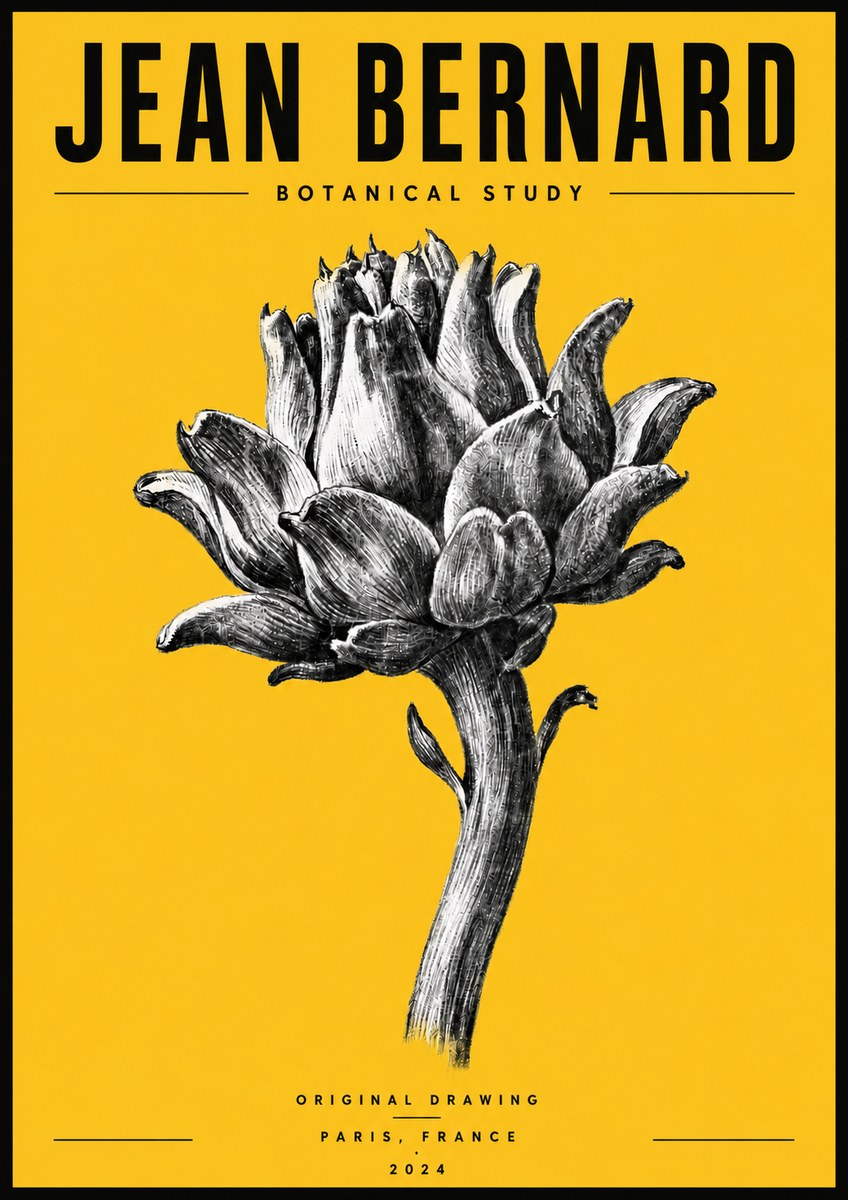 Jean Bernard Botanical Study No6 - Poszter