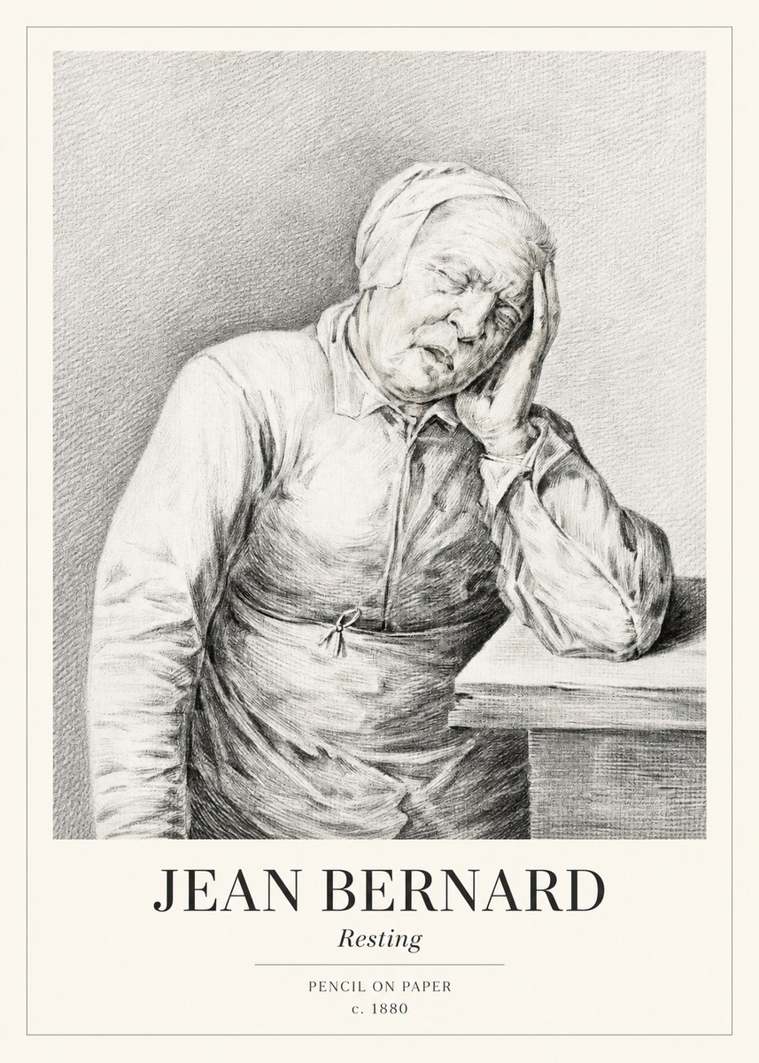 Jean Bernard Resting No1 - Poszter