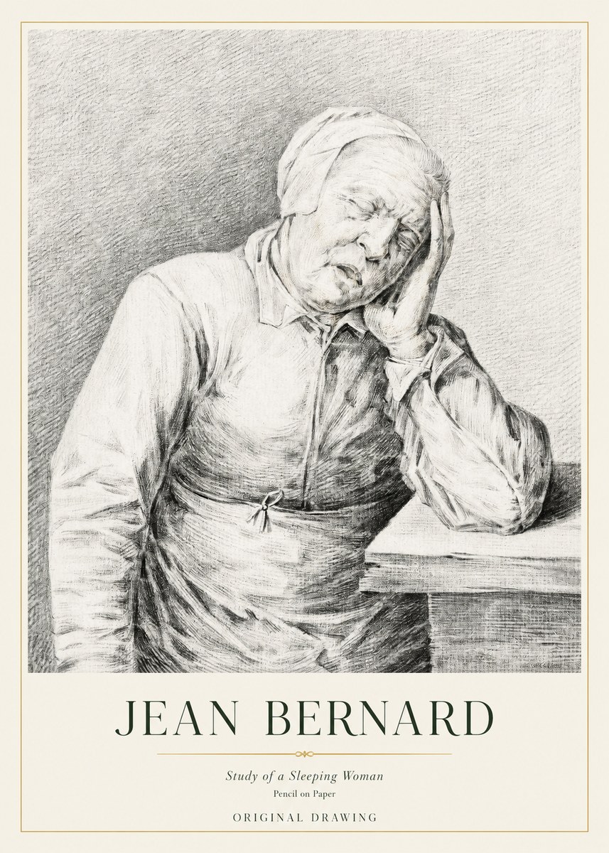 Jean Bernard Resting No4 - Poszter