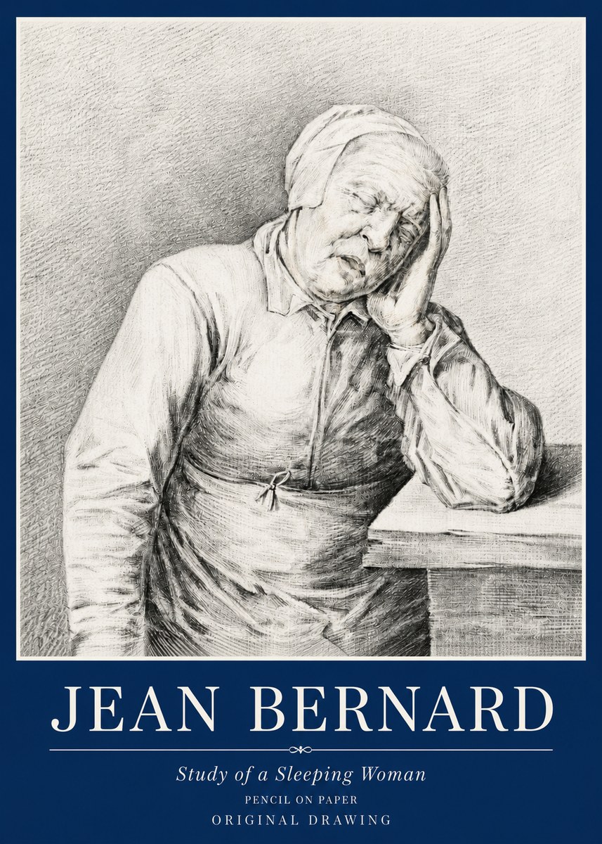Jean Bernard Resting No6 - Poszter
