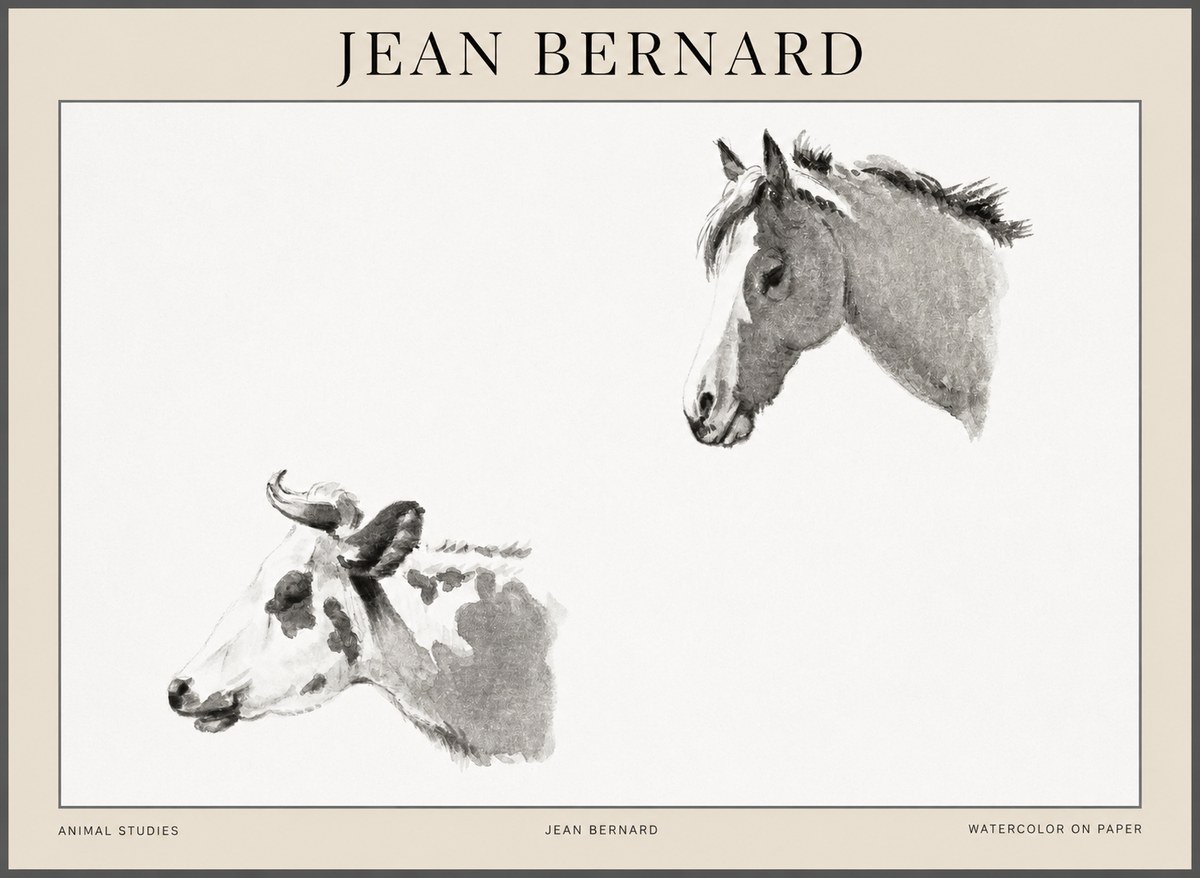 Jean Bernard Animal Studies No1 - Poszter