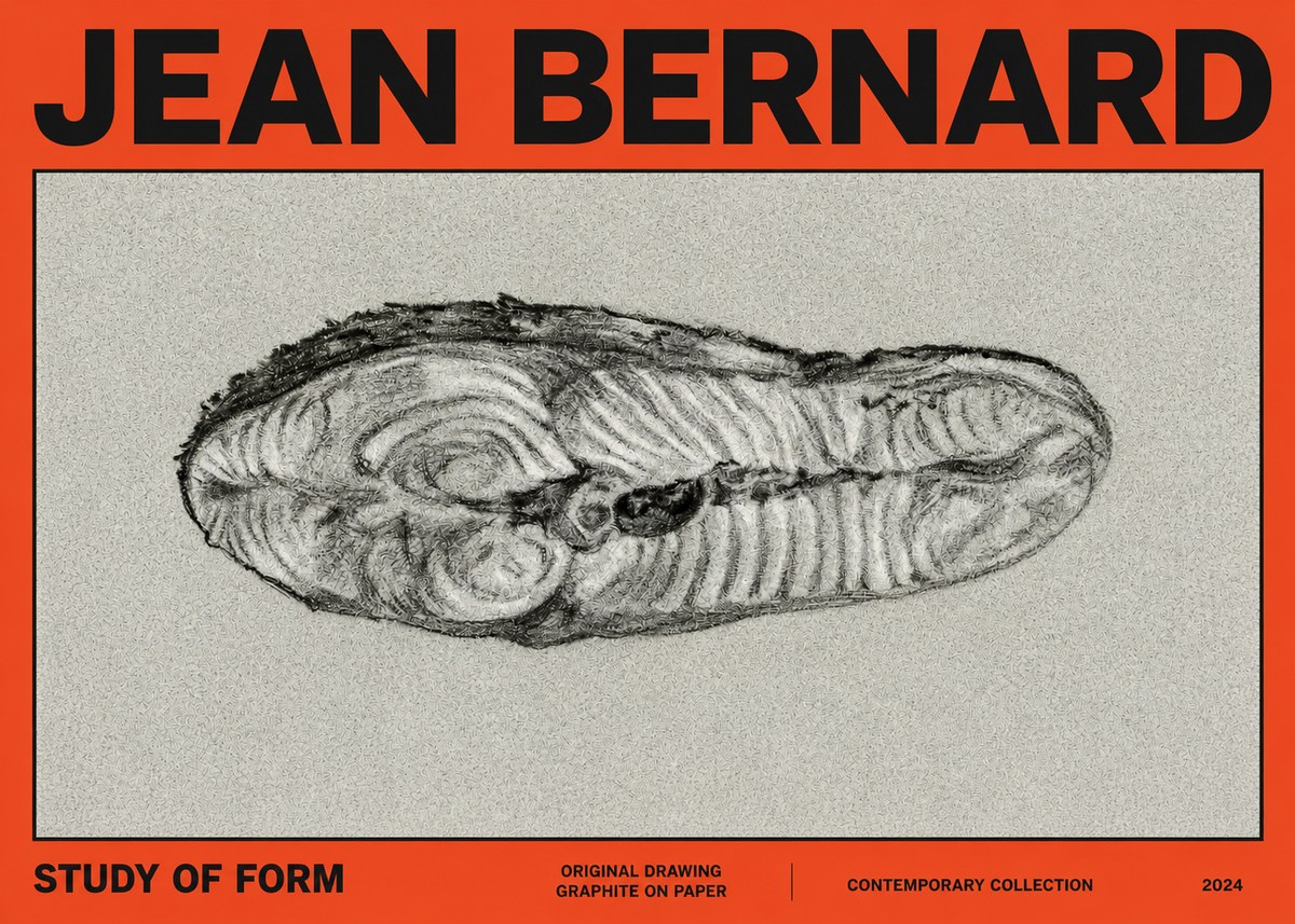 Jean Bernard Study of Form I No2 - Poszter