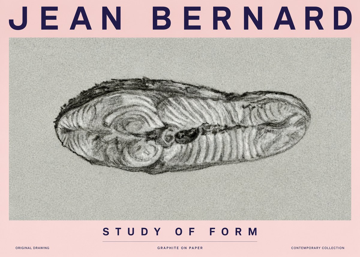 Jean Bernard Study of Form I No3 - Poszter