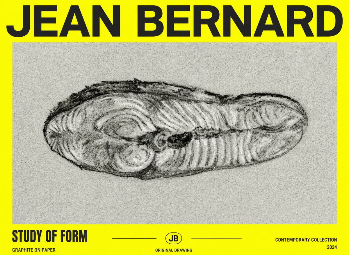 Jean Bernard Study of Form I No4 - Poszter