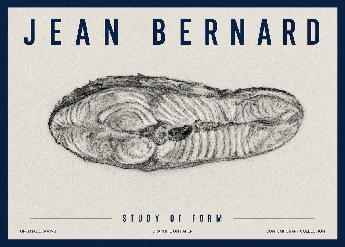Jean Bernard Study of Form I No5 - Poszter