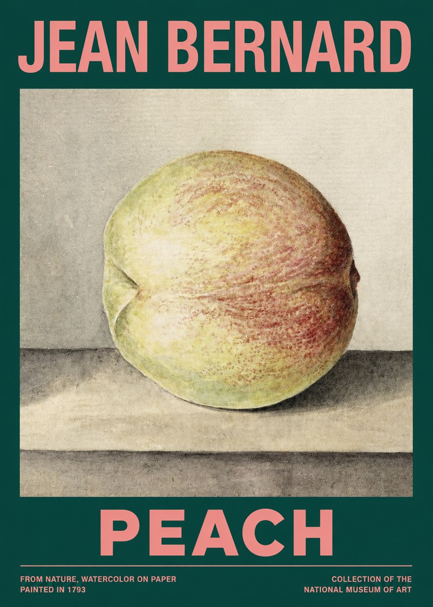 Jean Bernard Peach No2 - Poszter