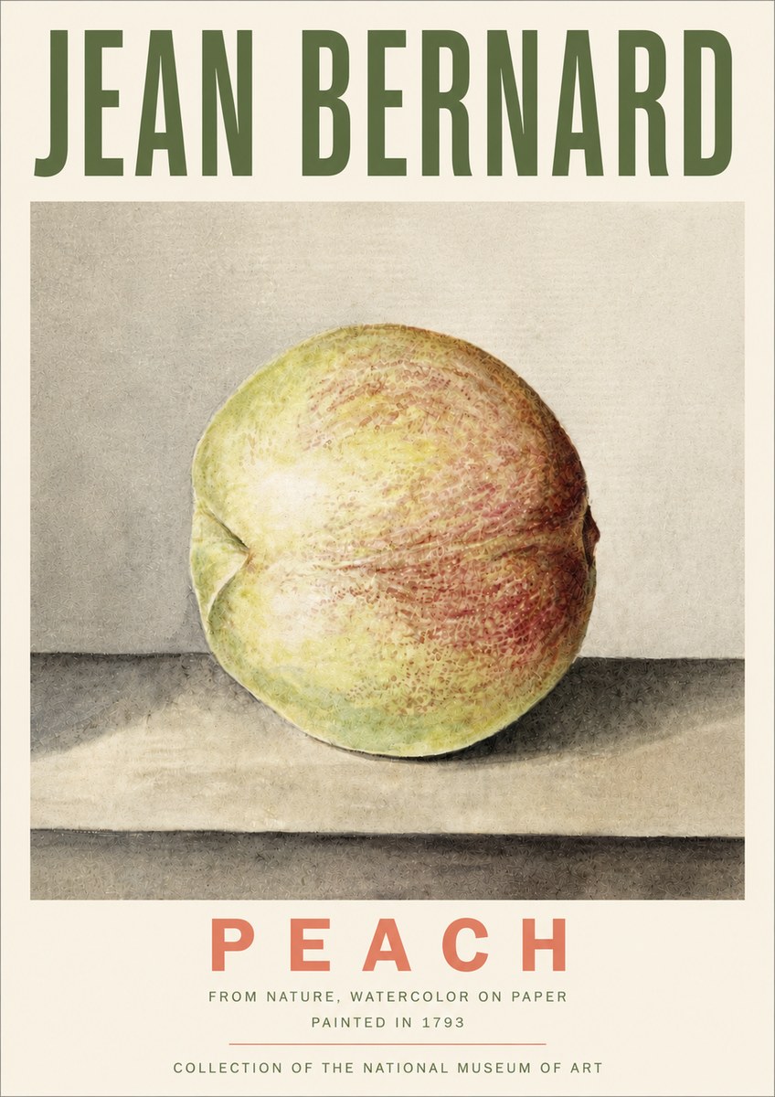 Jean Bernard Peach No5 - Poszter