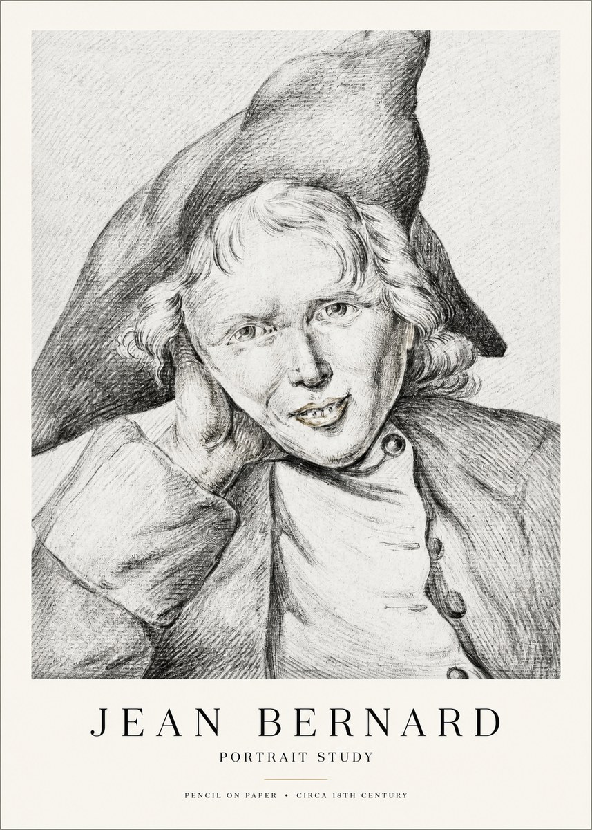 Jean Bernard Portrait Study VII No1 - Poszter