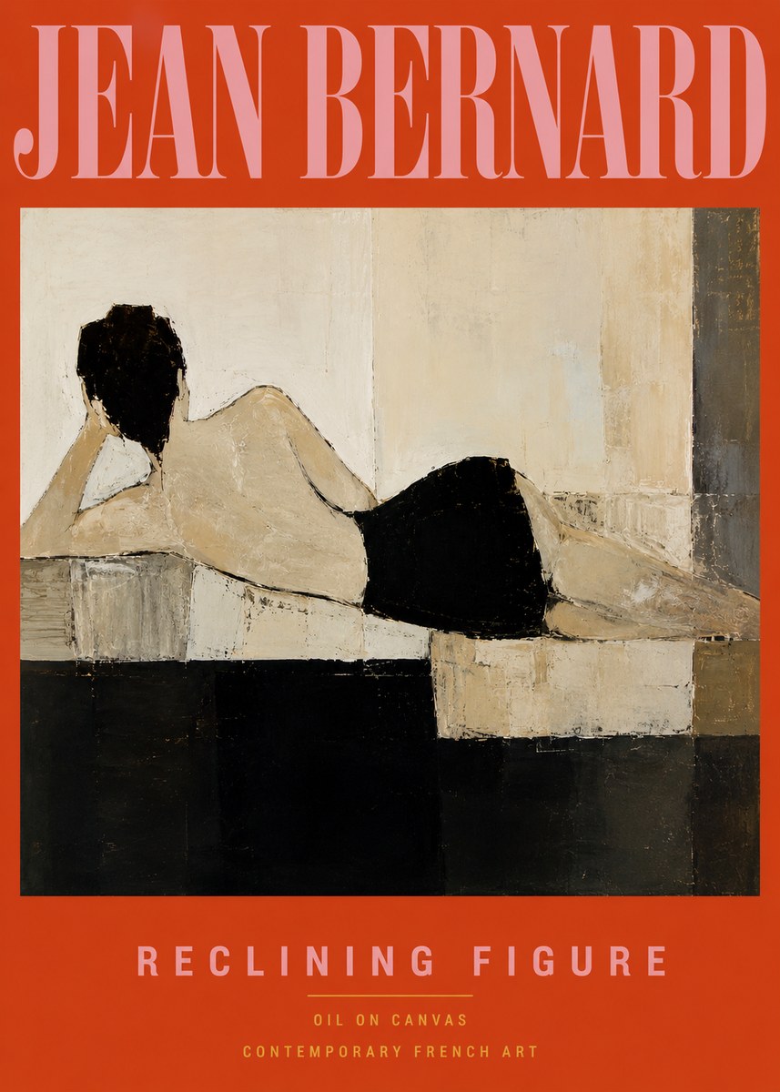 Jean Bernard Study of a Horse VIII No4 - Poszter