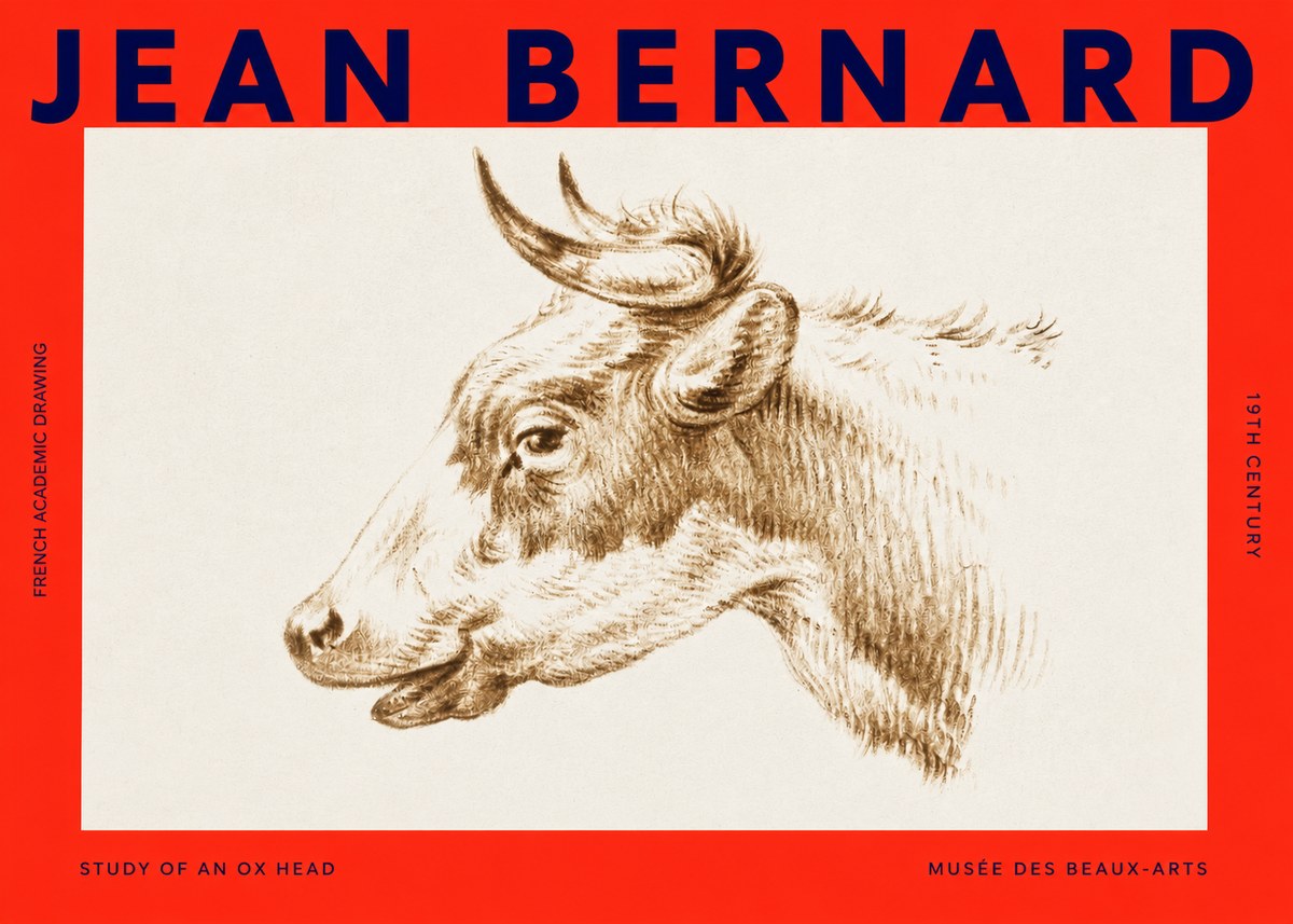 Jean Bernard Bovine Study II No4 - Poszter