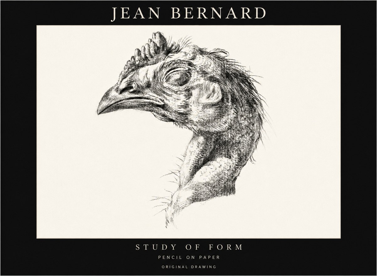 Jean Bernard Study of Form II No1 - Poszter